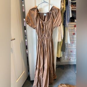 Matteau Tan Maxi Dress